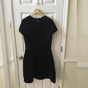 MICHAEL Michael Kors Black Stretch A-Line Dress